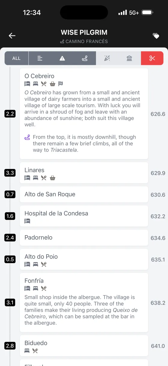 Cria as tuas próprias etapas