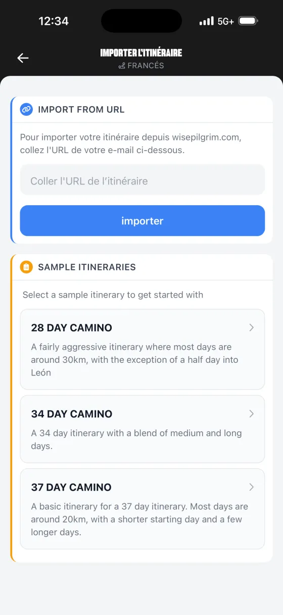 Planificateur d'itinéraire